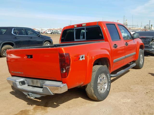 1GCDT43E288218980 - 2008 CHEVROLET COLORADO L ORANGE photo 4