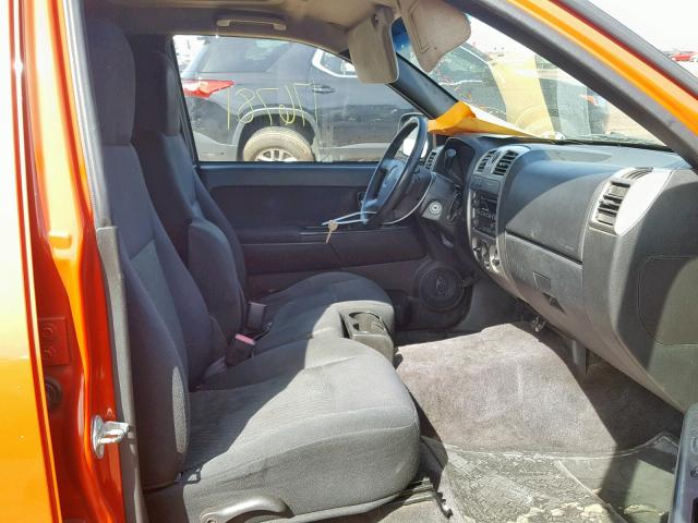 1GCDT43E288218980 - 2008 CHEVROLET COLORADO L ORANGE photo 5