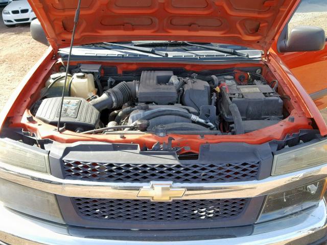 1GCDT43E288218980 - 2008 CHEVROLET COLORADO L ORANGE photo 7