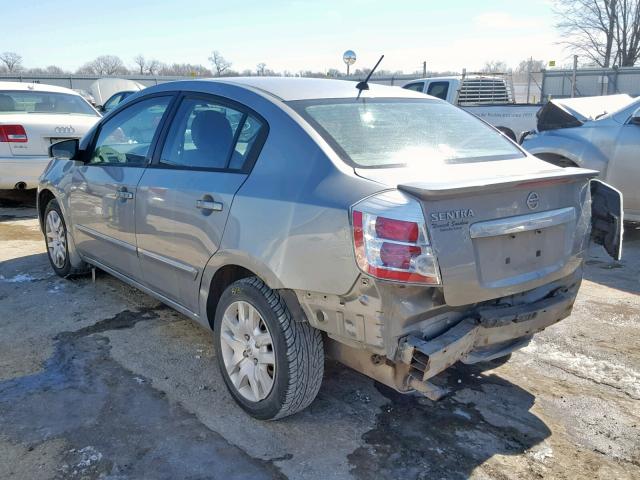 3N1AB6AP3BL644971 - 2011 NISSAN SENTRA 2.0 SILVER photo 3