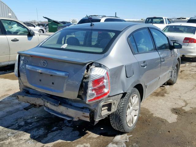 3N1AB6AP3BL644971 - 2011 NISSAN SENTRA 2.0 SILVER photo 4