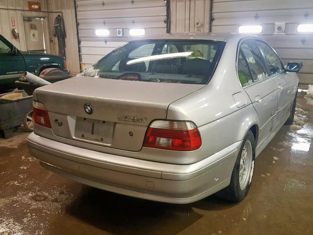 WBADT43441GX20308 - 2001 BMW 525 I AUTO SILVER photo 4