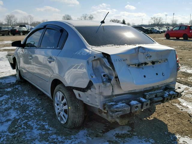 3N1AB61E09L685325 - 2009 NISSAN SENTRA 2.0 SILVER photo 3