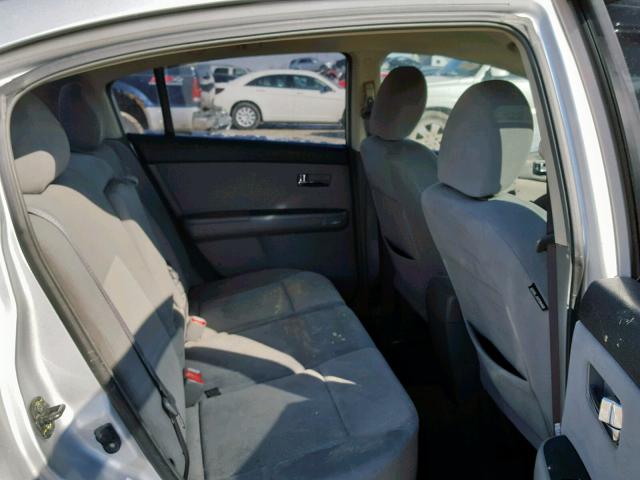 3N1AB61E09L685325 - 2009 NISSAN SENTRA 2.0 SILVER photo 6