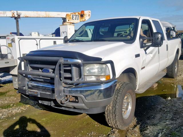 1FTSW31P34EA32972 - 2004 FORD F350 SRW S WHITE photo 2