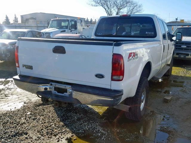 1FTSW31P34EA32972 - 2004 FORD F350 SRW S WHITE photo 4