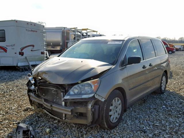 5FNRL3H24AB030689 - 2010 HONDA ODYSSEY LX BROWN photo 2