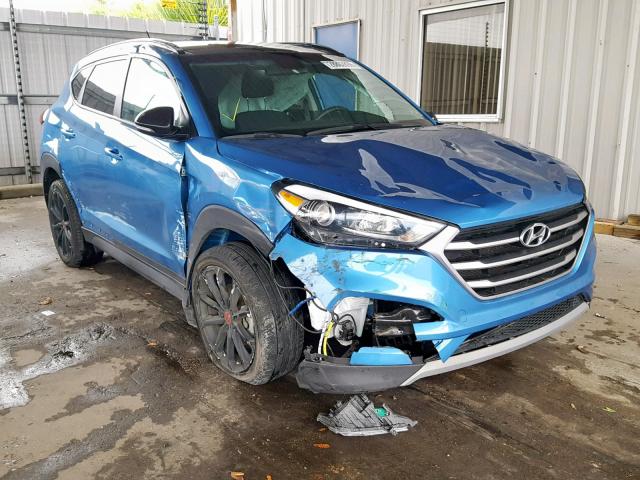 KM8J33A26HU447414 - 2017 HYUNDAI TUCSON LIM BLUE photo 1