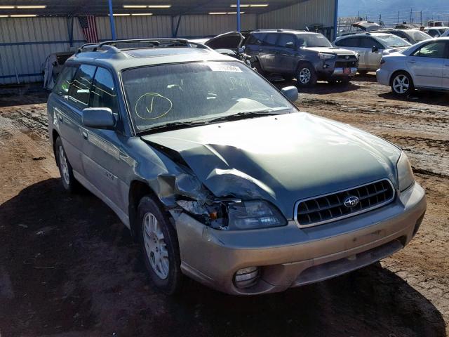 4S3BH686047614699 - 2004 SUBARU LEGACY OUT GREEN photo 1