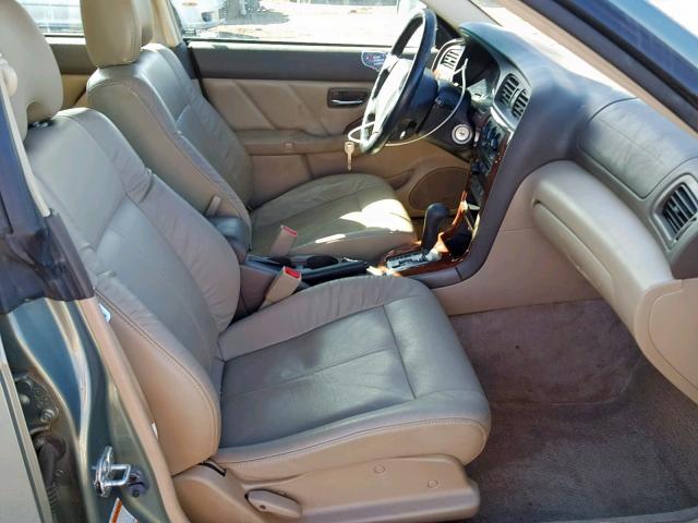 4S3BH686047614699 - 2004 SUBARU LEGACY OUT GREEN photo 5