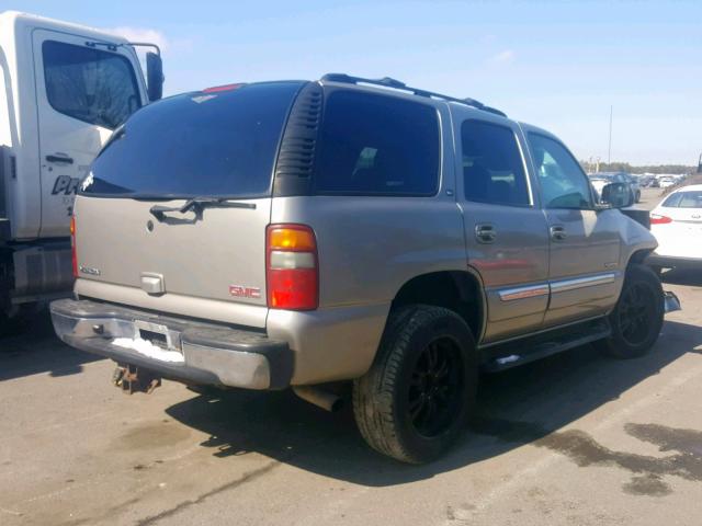 1GKEK13Z03J225134 - 2003 GMC YUKON GRAY photo 4