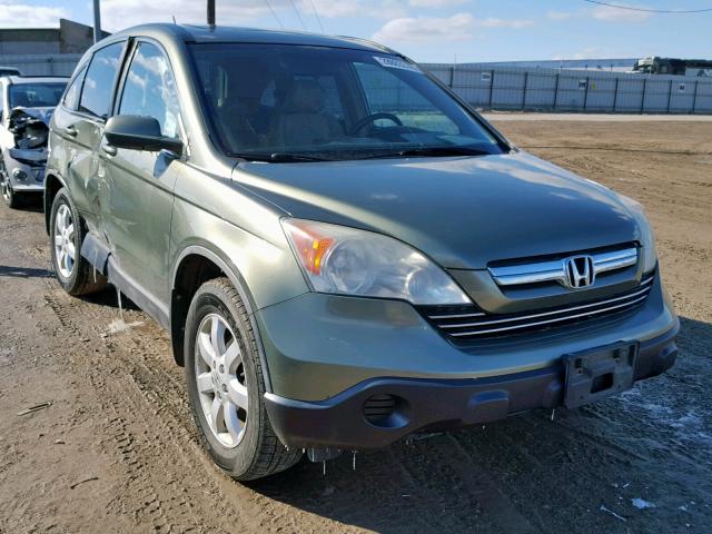 5J6RE48778L040730 - 2008 HONDA CR-V EXL GREEN photo 1