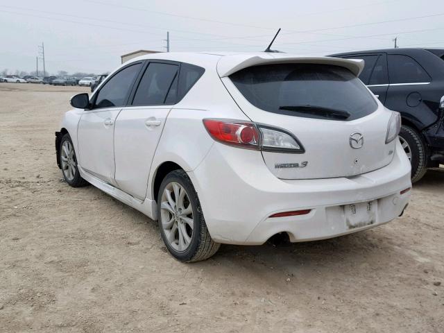 JM1BL1H59A1234932 - 2010 MAZDA 3 S WHITE photo 3