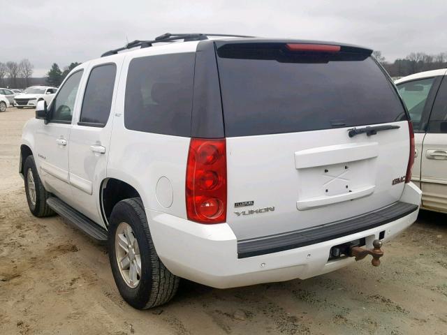 1GKFC13048R167475 - 2008 GMC YUKON WHITE photo 3