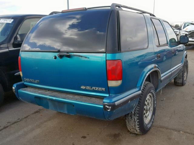 1GNDT13W7S2105633 - 1995 CHEVROLET BLAZER BLUE photo 4