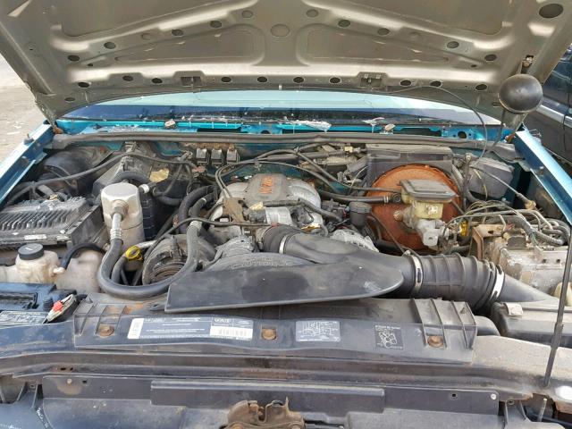 1GNDT13W7S2105633 - 1995 CHEVROLET BLAZER BLUE photo 7