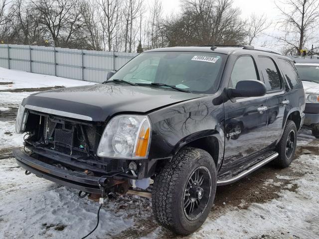 1GKFK63857J367686 - 2007 GMC YUKON DENA BLACK photo 2