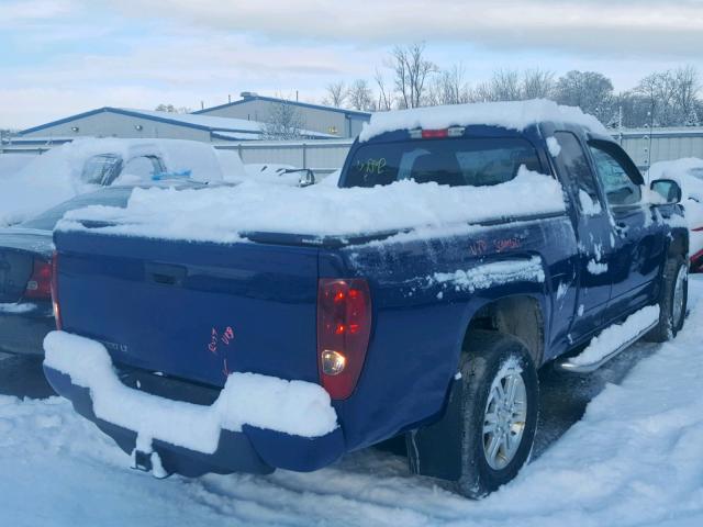 1GCJTCFE2C8160807 - 2012 CHEVROLET COLORADO L BLUE photo 4