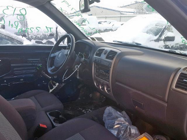 1GCJTCFE2C8160807 - 2012 CHEVROLET COLORADO L BLUE photo 5