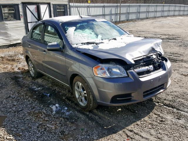 KL1TD5DE9BB175883 - 2011 CHEVROLET AVEO LS GRAY photo 1