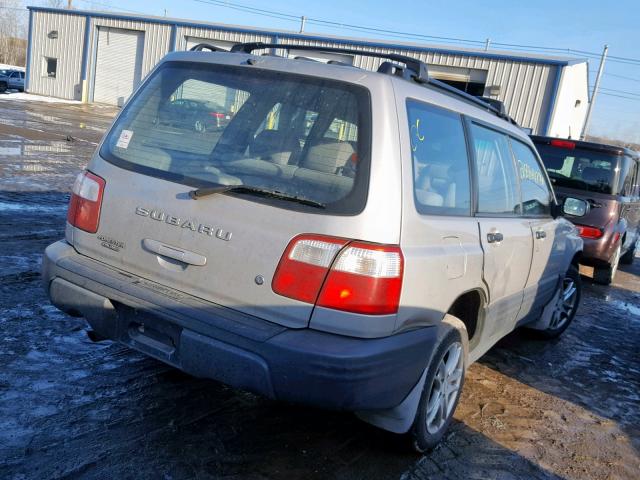 JF1SF63531H769196 - 2001 SUBARU FORESTER L SILVER photo 4