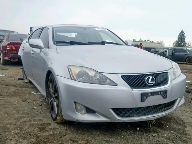 JTHBK262582075590 - 2008 LEXUS IS 250 SILVER photo 1