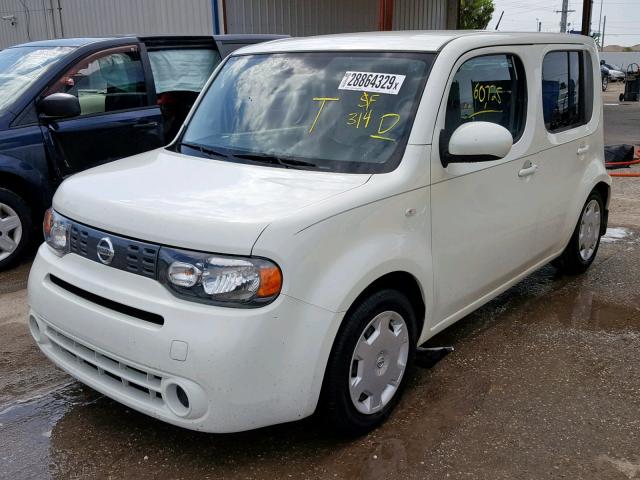 JN8AZ28R59T101544 - 2009 NISSAN CUBE BASE WHITE photo 2