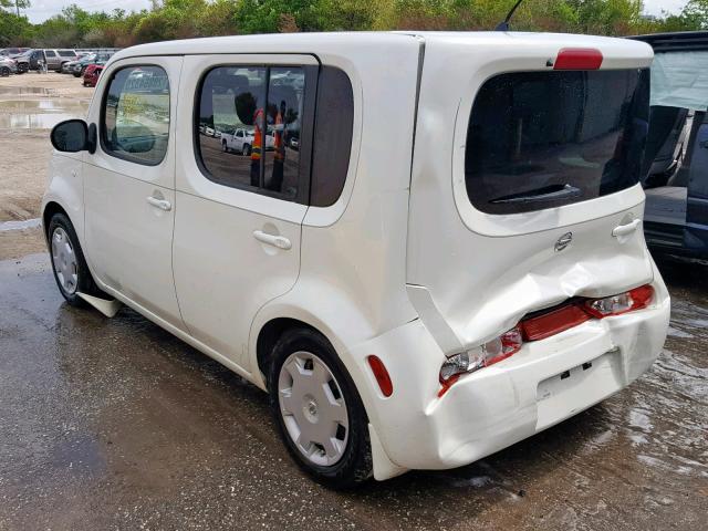 JN8AZ28R59T101544 - 2009 NISSAN CUBE BASE WHITE photo 3