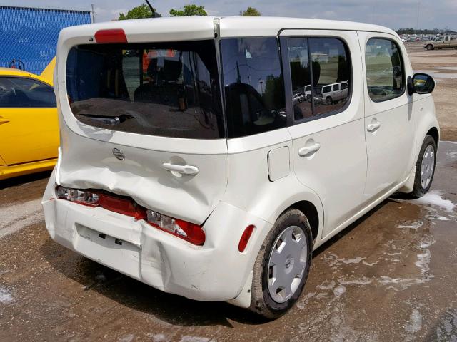 JN8AZ28R59T101544 - 2009 NISSAN CUBE BASE WHITE photo 4