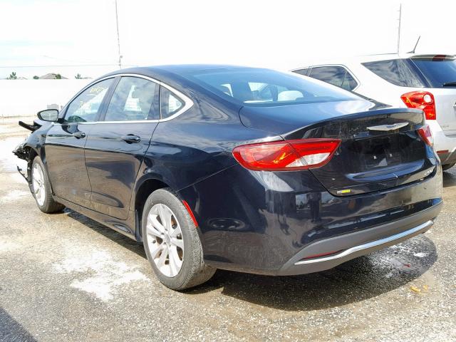 1C3CCCAB4FN576860 - 2015 CHRYSLER 200 LIMITE BLACK photo 3