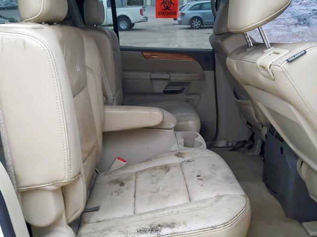 5N3AA08C38N901395 - 2008 INFINITI QX56 WHITE photo 6