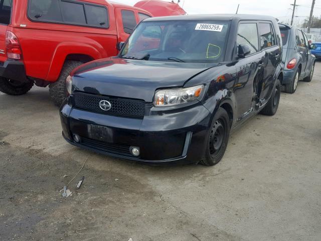 JTLKE50E181009609 - 2008 TOYOTA SCION XB 黑色 照片 2