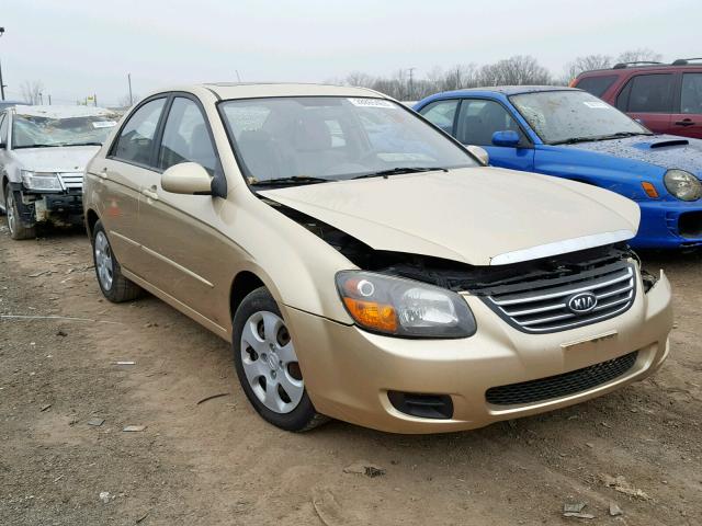 KNAFE221895657882 - 2009 KIA SPECTRA EX BEIGE photo 1