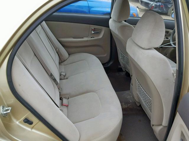 KNAFE221895657882 - 2009 KIA SPECTRA EX BEIGE photo 6