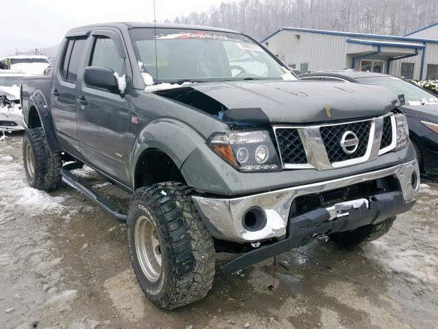 1N6AD07W77C418564 - 2007 NISSAN FRONTIER C GRAY photo 1