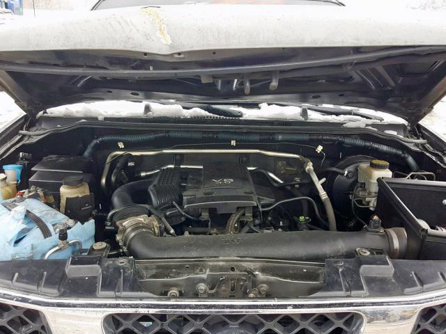 1N6AD07W77C418564 - 2007 NISSAN FRONTIER C GRAY photo 7