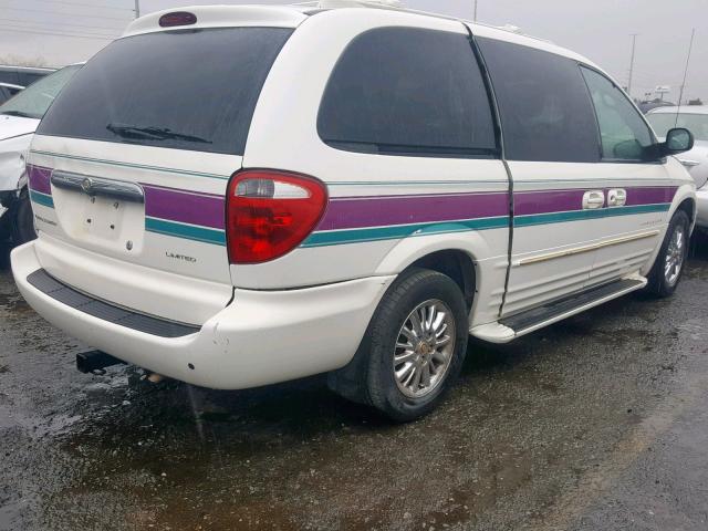 2C8GP64L21R400052 - 2001 CHRYSLER TOWN & COU WHITE photo 4