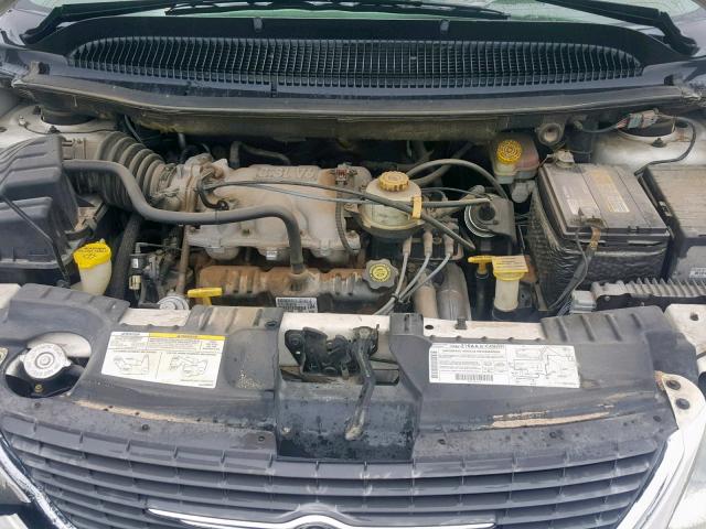 2C8GP64L21R400052 - 2001 CHRYSLER TOWN & COU WHITE photo 7