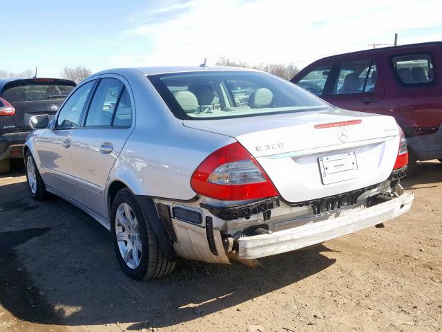 WDBUF22X18B284324 - 2008 MERCEDES-BENZ E 320 CDI GRAY photo 3