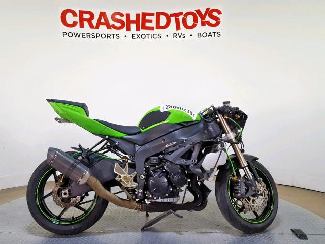 JKAZX4R129A011850 - 2009 KAWASAKI ZX600 R GREEN photo 1