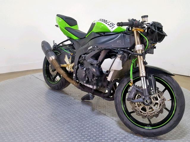 JKAZX4R129A011850 - 2009 KAWASAKI ZX600 R GREEN photo 2