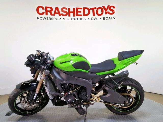 JKAZX4R129A011850 - 2009 KAWASAKI ZX600 R GREEN photo 5