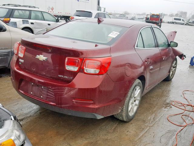 1G11C5SA8GF107215 - 2016 CHEVROLET MALIBU LIM 勃艮第红 照片 4