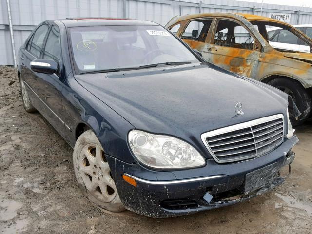 WDBNG84JX3A358593 - 2003 MERCEDES-BENZ S 500 4MAT BLUE photo 1