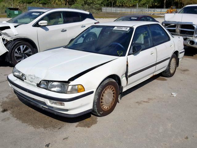 JH4DB1567LS017531 - 1990 ACURA INTEGRA GS WHITE photo 2