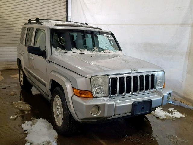1J8HG48K77C510259 - 2007 JEEP COMMANDER SILVER photo 1