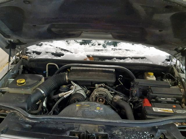 1J8HG48K77C510259 - 2007 JEEP COMMANDER SILVER photo 7