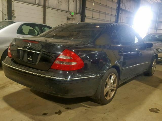 WDBUF56J56A844825 - 2006 MERCEDES-BENZ E 350 BLACK photo 4