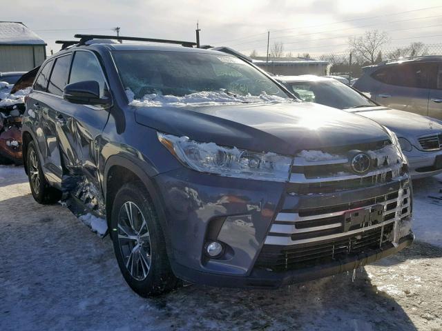 5TDBZRFH2JS827531 - 2018 TOYOTA HIGHLANDER GRAY photo 1