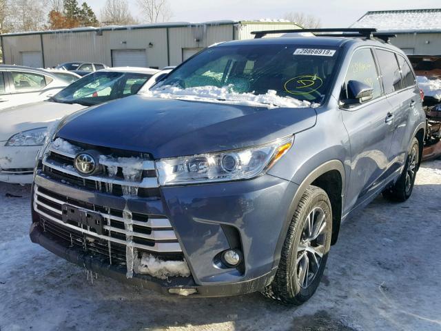 5TDBZRFH2JS827531 - 2018 TOYOTA HIGHLANDER GRAY photo 2